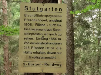 Stutgarten - Infotafel