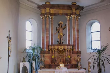 Innenansicht kath. Kirche St. Konrad v. Parzheim
