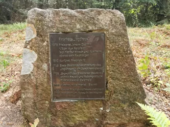 Forsthaus Jagdhaus Pfalzgraf - Gedenkstein