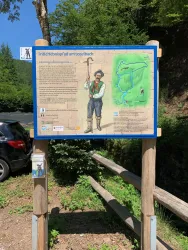 Wanderparkplatz "Alte Schmelz" Infotafel