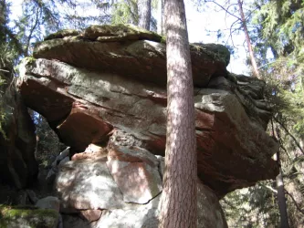 Felsformation am Nibelungenfelsen