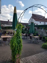 Biergarten der Gaststätte Zum Stern