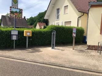 Fahrrad Reparaturstation in Petersbächel (© Jacques Noll)