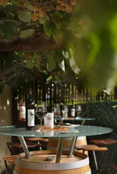 Garten im Restaurant