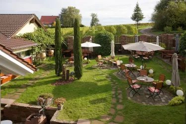 Garten im Restaurant