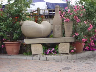 Kallstadt - Saumagen als Skulptur (© Urlaubsregion Freinsheim)