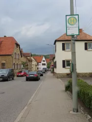 Bushaltestelle Immengarten Richtung Grünstadt (© Urlaubsregion Freinsheim)