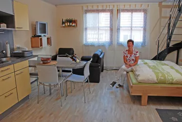 Burgunder Wohnraum