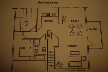 Grundriss  Ferienwohnung