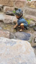 Figur am Waschbach