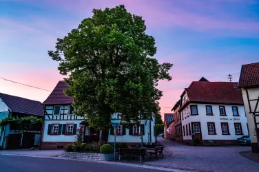 Dierbach Dorfplatz (© Tourismusverein Bad Bergzaberner Land e.V.)