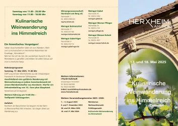 Flyer Seite 1 (© Winzer Herxheim/Bg.)