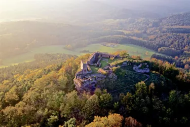 Burgruine Lindelbrunn Sonne (© Archiv TI Bad Bergzabern)