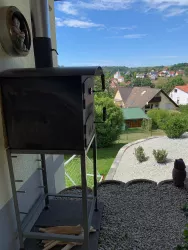 Terrasse groß Pizzaofen