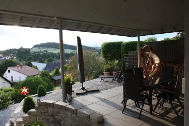 Terrasse groß Ausblick