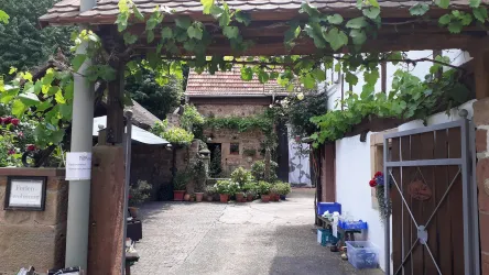 Kastanienhof Blick von der Straße