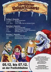 Dörrenbacher Weihnachtsmarkt Plakat
