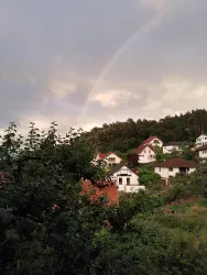 Faszinierender Blick vom Balkon