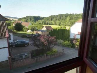 Aussicht aus der Ferienwohnung
