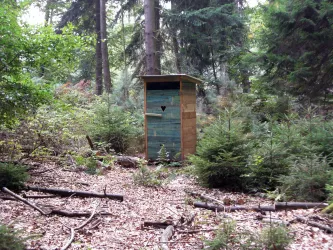 Toilettenhäuschen Trekking Platz