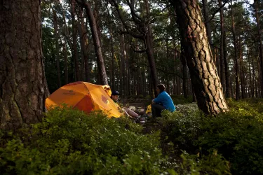 Zelt auf Trekkingplatz