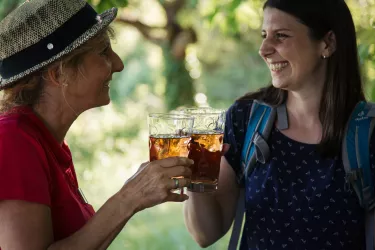 Probierprobe im Pfälzischen Dubbeglas