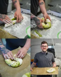 Step 2 Bärlauch Brot