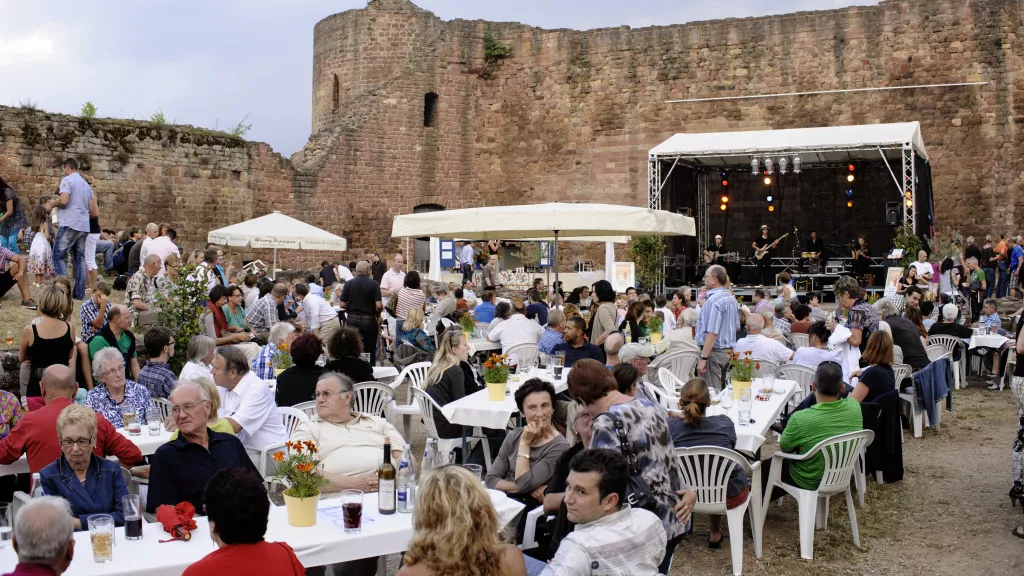 Schönstes Weinfest 2011: Neuleiningen Burg-Weinfest