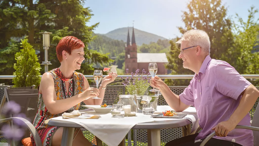 Wein genießen im Weingarten