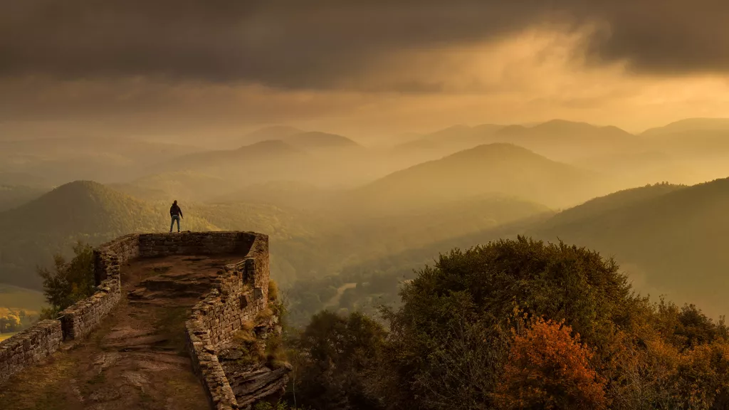 Ausblick von der Wegelnburg