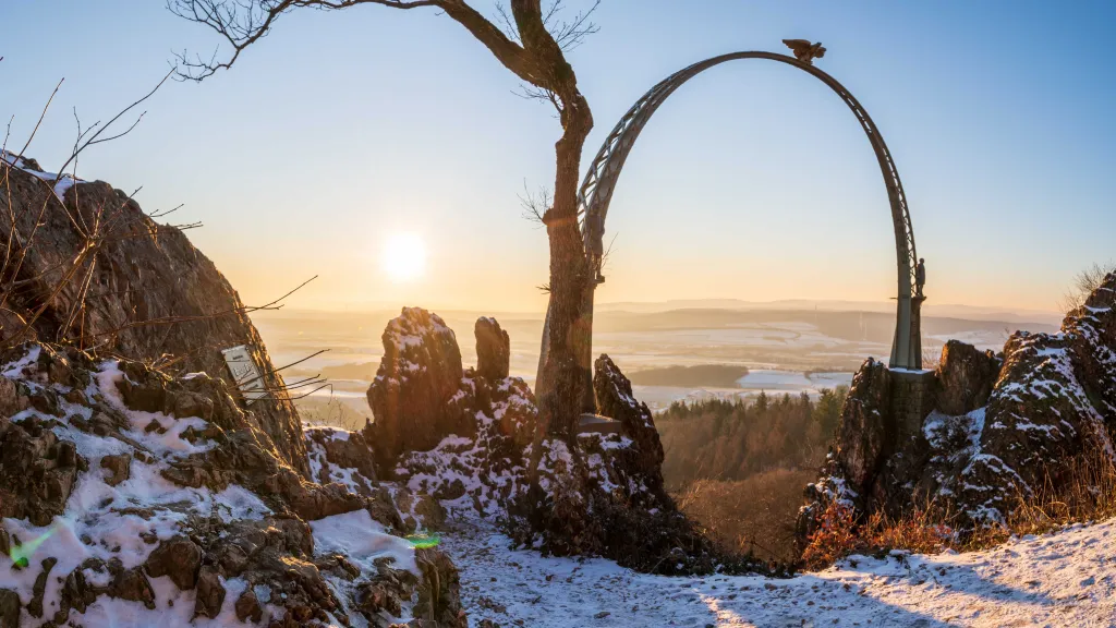 Schnee am Donnersberg