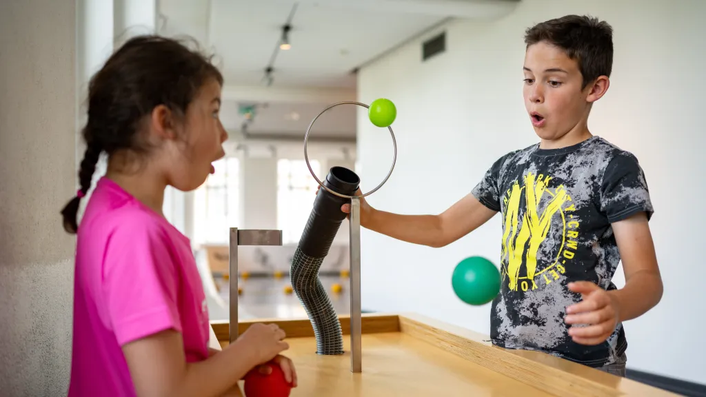 Experimentieren im Dynamikum in Pirmasens