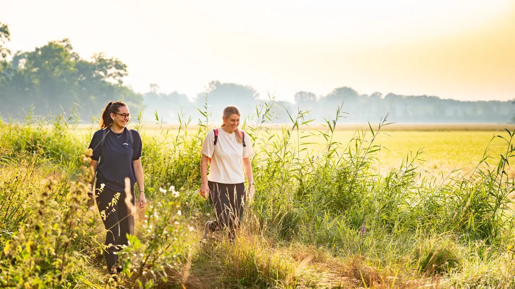  Wanderung durch die Queichwiesen in der Morgensonne