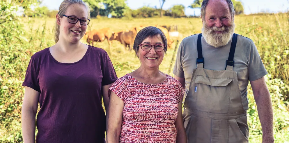 Portrait Familie Pfleger, Ausbacherhof bei Reipoltskirchen