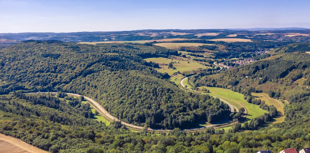 Ausblick auf das Pfälzer Bergland