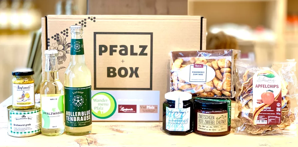 Pfalz Box Wandermenü mit kulinarischen Leckereien