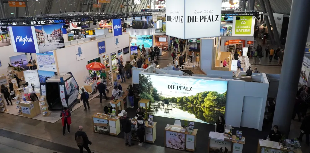 Pfalz Stand auf der CMT Messe 2024 