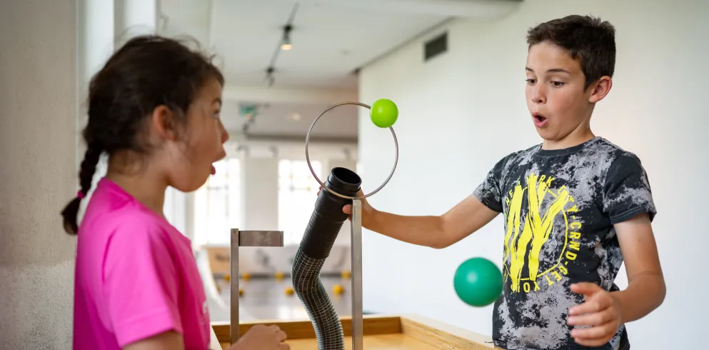 Experimentieren im Dynamikum in Pirmasens