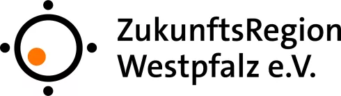 Schwarz-weiß geschrieben die Wörter Zukunfts Region Westpfalz e.V. 
