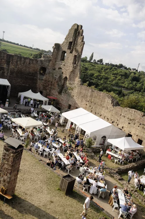 Schönstes Weinfest 2011: Neuleiningen Burg-Weinfest