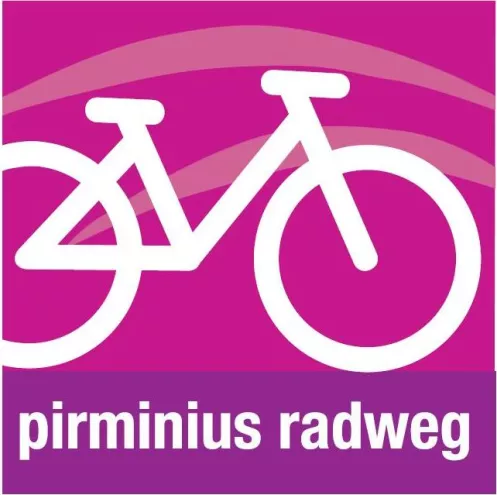 Logo und Markierung Pirminius-Radweg