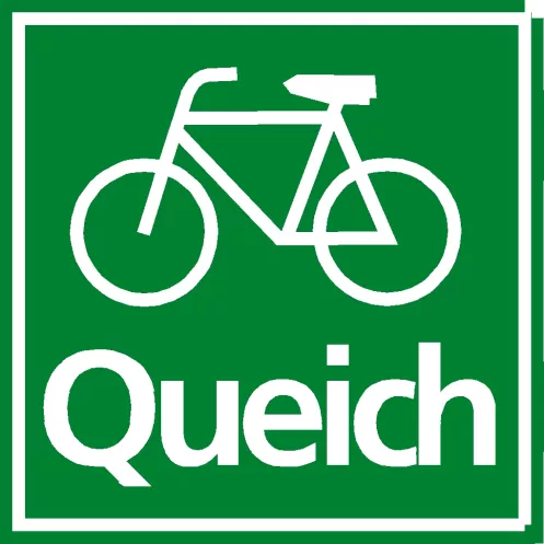 Logo und Markierung Queichtal-Radweg