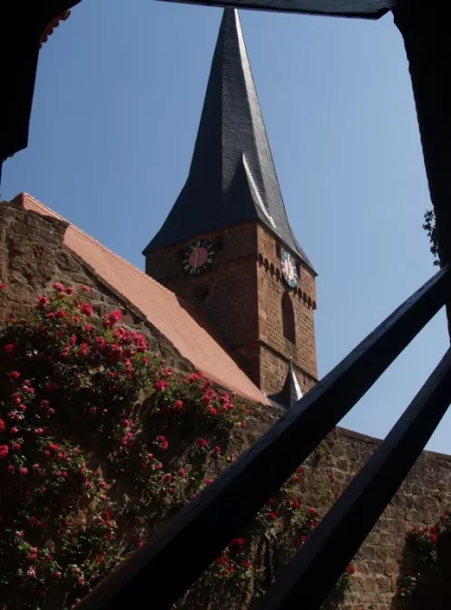 die Wehrkirche in Dörrenbach