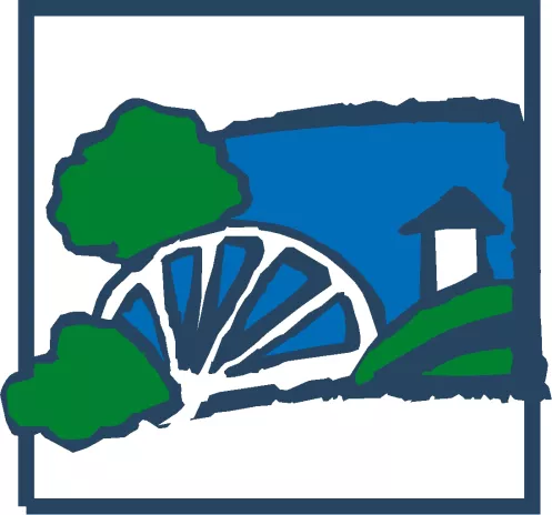 Logo und Markierung Europäischer Mühlenradweg