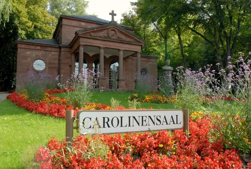 Carolinensaal im Skulpturenpark Alter Friedhof