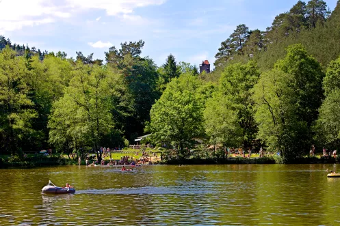 Der Badesee Seehof in Erlenbach