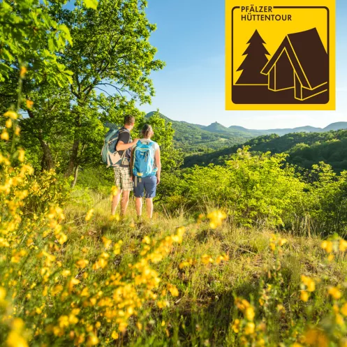 Pfälzer Hüttentour mitAusblick auf den Trifels