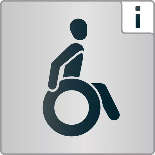 Teilweise barrierefrei für Rollstuhlfahrer