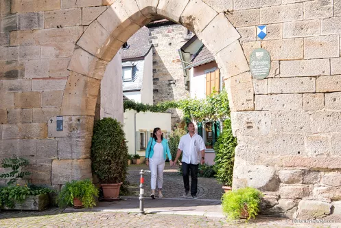 Freinsheimer Altstadt mit Stadttor