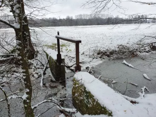 Naturfreundeweg 2 - Wehr im Winter